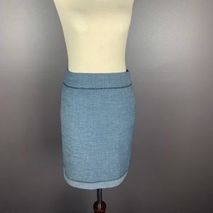 NICOLE MILLER SIZE O BLUE ADORABLE SKIRT. WORN 1x.